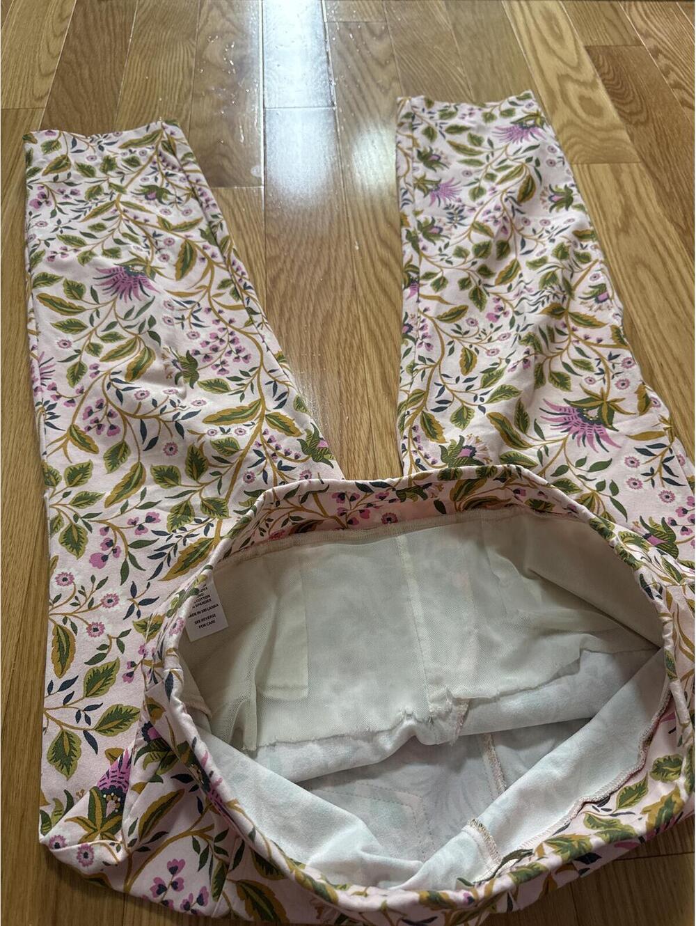 Spartina 449 Floral Print Stretch Pants Size XL - Picture 6 of 7